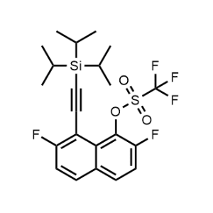 2,7-Difluoro-8-((triisopropylsilyl)ethynyl)naphthalen-1-yl trifluoromethanesulfonate|CS-0636142