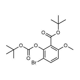 tert-Butyl 3-bromo-2-((tert-butoxycarbonyl)oxy)-6-methoxybenzoate|CS-0636206