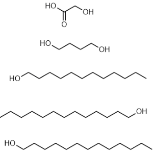 2-Hydroxyacetic acid compound with butane-1,4-diol and dodecan-1-ol and tridecan-1-ol 1:1:1:2|CS-0636247
