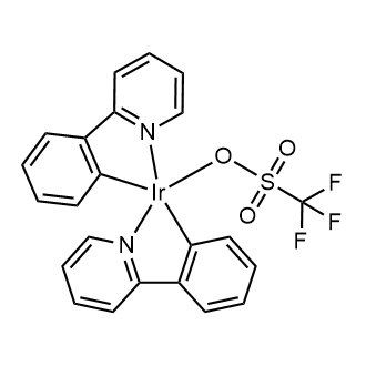Bis(2-phenylpyridine-C2,N)-bis(aquo)iridium(III) trifluoromethanesulfonate|CS-0636433