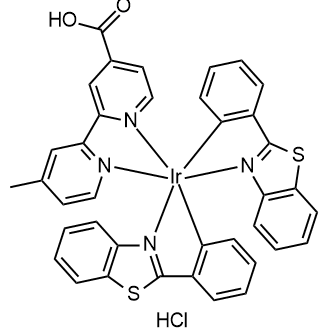 Bis(2-phenylbenzothiazole-C2,N)(4-methyl-4’-carboxy-2,2’-bipyridyl) iridium(III) chloride|CS-0636448