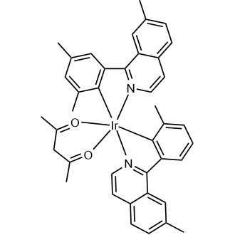 Bis[2,4-Dimethyl-6-(7-methyl-1-isoquinolinyl-κN)phenyl-κC](2,4-pentanedionato-κO2,κO4)iridium|CS-0636461