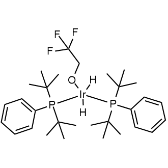 Bis(di-tert-butyl(phenyl)-5-phosphanyl)(2,2,2-trifluoroethoxy)iridium(V) hydride|CS-0636473