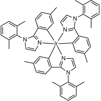 Tris[2-[1-(2,6-dimethylphenyl)-1H-imidazol-2-yl-κN3]-5-methylphenyl-κC]iridium|CS-0636491