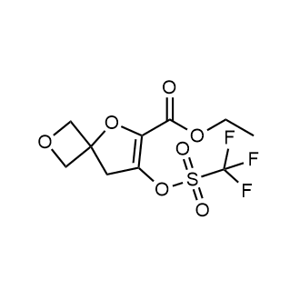 Ethyl 7-(((trifluoromethyl)sulfonyl)oxy)-2,5-dioxaspiro[3.4]oct-6-ene-6-carboxylate|CS-0636641