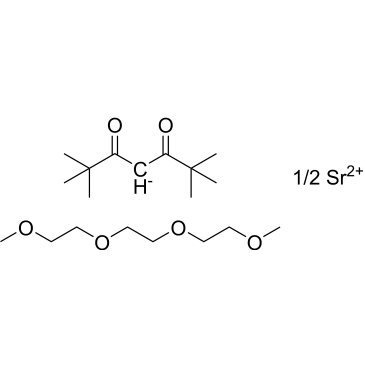 Bis(2,2,6,6-tetramethyl-3,5-heptanedionato)strontium triglyme adduct|CS-0636820