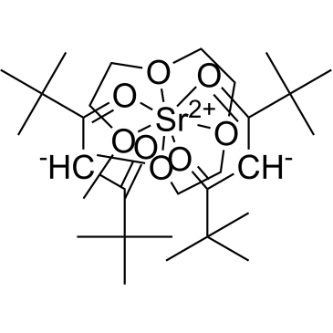 (DD-8-11321'1'3'2')-Bis(2,2,6,6-tetramethyl-3,5-heptanedionato-κO3,κO5)(2,5,8,11-tetraoxadodecane-κO2,κO5,κO8,κO11)strontium|CS-0636827