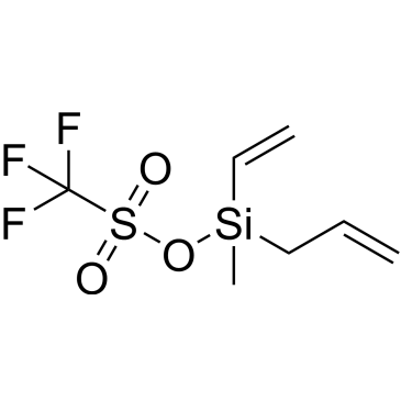 Trifluoro-methanesulfonic acid ethenylmethyl-2-propen-1-ylsilyl ester|CS-0636881