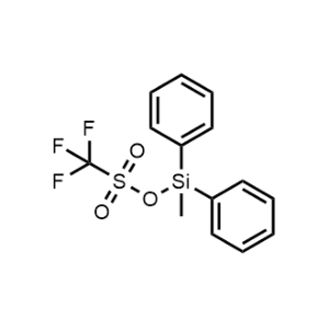 Trifluoro-methanesulfonic acid methyldiphenylsilyl ester|CS-0636971