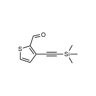 3-((Trimethylsilyl)ethynyl)thiophene-2-carbaldehyde|CS-0637519