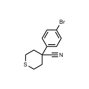 2H-Thiopyran-4-carbonitrile, 4-(4-bromophenyl)tetrahydro-|CS-0637675