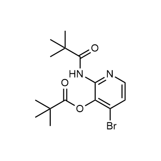 4-Bromo-2-pivalamidopyridin-3-yl pivalate|CS-0637845