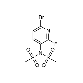 N-(6-Bromo-2-fluoropyridin-3-yl)-N-(methylsulfonyl)methanesulfonamide|CS-0638405