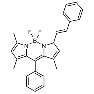 (E)-5,5-Difluoro-1,3,9-trimethyl-10-phenyl-7-styryl-5H-5l4,6l4-dipyrrolo[1,2-c:2',1'-f][1,3,2]diazaborinine|CS-0638570