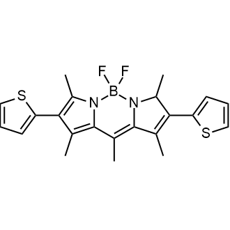 5,5-Difluoro-1,3,7,9,10-pentamethyl-2,8-di(thiophen-2-yl)-3H,5H-5l4-dipyrrolo[1,2-c:2',1'-f][1,3,2]diazaborinine|CS-0638594