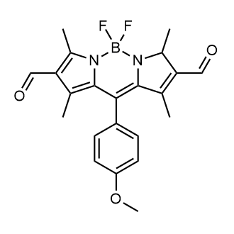 5,5-Difluoro-10-(4-methoxyphenyl)-1,3,7,9-tetramethyl-5H-4l4,5l4-dipyrrolo[1,2-c:2',1'-f][1,3,2]diazaborinine-2,8-dicarbaldehyde|CS-0638611