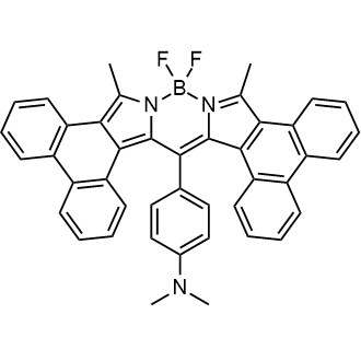 Boron,[N,N-dimethyl-4-[(3-methyl-2H-dibenz[e,g]isoindol-1-yl-κN)(3-methyl-1H-dibenz[e,g]isoindol-1-ylidene-κN)methyl]benzenaminato]difluoro-,(T-4)-|CS-0638775