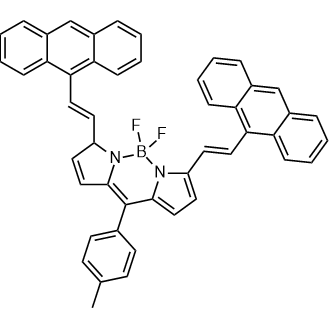 3,7-Bis((E)-2-(anthracen-9-yl)vinyl)-5,5-difluoro-10-(p-tolyl)-5H-4l4,5l4-dipyrrolo[1,2-c:2',1'-f][1,3,2]diazaborinine|CS-0638800