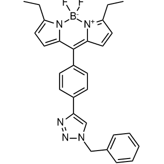 10-(4-(1-Benzyl-1H-1,2,3-triazol-4-yl)phenyl)-3,7-diethyl-5,5-difluoro-5H-dipyrrolo[1,2-c:2',1'-f][1,3,2]diazaborinin-4-ium-5-uide|CS-0638807