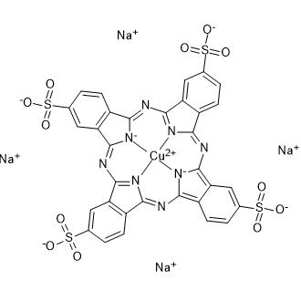 Copper phthalocyanine-2,9,16,24-tetrasulfonic acid tetrasodium salt|CS-0638824