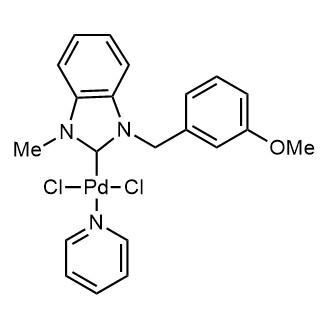 Dichloro[1,3-dihydro-1-[(3-methoxyphenyl)methyl]-3-methyl-2H-benzimidazol-2-ylidene](pyridine)palladium|CS-0639362