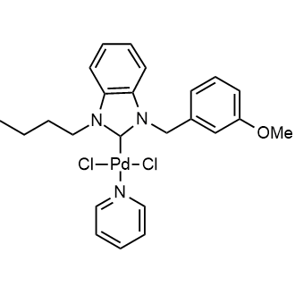 [1-Butyl-1,3-dihydro-3-[(3-methoxyphenyl)methyl]-2H-benzimidazol-2-ylidene]dichloro(pyridine)palladium|CS-0639365