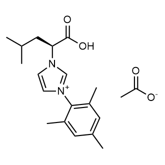 (S)-1-(1-Carboxy-3-methylbutyl)-3-mesityl-1H-imidazol-3-iumacetate|CS-0639530