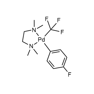 (4-Fluorophenyl)(N1,N1,N2,N2-tetramethyl-1,2-ethanediamine-κN1,κN2)(trifluoromethyl)palladium|CS-0639627