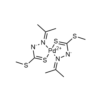 Hydrazinecarbodithioicacid,(1-methylethylidene)-,methylester,palladiumcomplex|CS-0639629