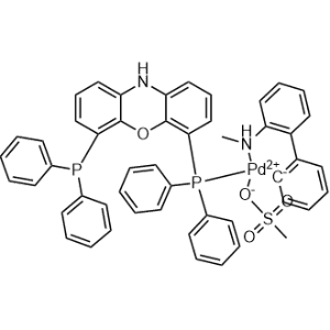 (SP-4-4)-[4-(Diphenylphosphino-κP)-6-(diphenylphosphino)-10H-phenoxazine](methanesulfonato-κO)[2'-(methylamino-κN)[1,1'-biphenyl]-2-yl-κC]palladium|CS-0639642