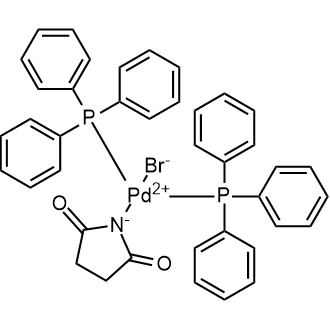 Bromo(2,5-pyrrolidinedionato-κN1)bis(triphenylphosphine)palladium|CS-0639651