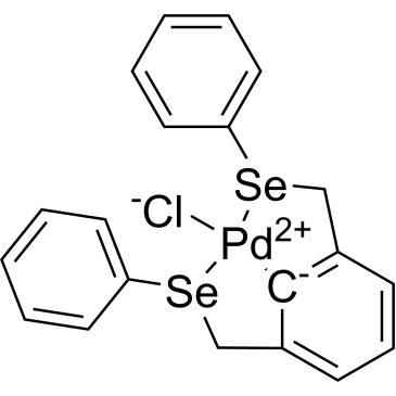 Chloro{2,6-bis[(phenylseleno-Se)methyl]phenyl-C}palladium(II)|CS-0639657