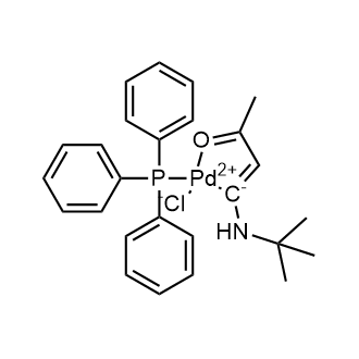 Chloro[1-[(1,1-dimethylethyl)amino]-3-(oxo-κO)-1-butenyl-κC](triphenylphosphine)palladium|CS-0639667