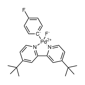 Palladium,[4,4'-bis(1,1-dimethylethyl)-2,2'-bipyridine-κN1,κN1']fluoro(4-fluorophenyl)-|CS-0639673