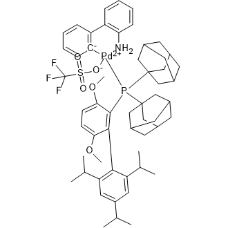 Methanesulfonato[2-(Di-1-adamantylphosphino)-2',4',6'-triisopropyl-3,6-dimethoxybiphenyl][2-(2'-amino-1,1'-biphenyl)]palladium(II)|CS-0639693
