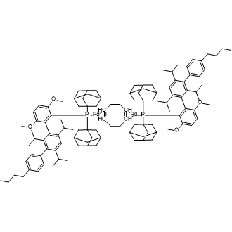 Palladium,bis[[4''-butyl-3,6-dimethoxy-2',4',6'-tris(1-methylethyl)[1,1':3',1''-terphenyl]-2-yl]bis(tricyclo[3.3.1.13,7]dec-1-yl)phosphine-κP][μ-[(1,2-η:5,6-η)-1,5-cyclooctadiene]]di-|CS-0639695