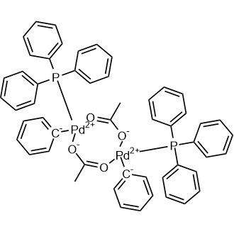 Bis[μ-(acetato-κO:κO')]diphenylbis(triphenylphosphine)dipalladium|CS-0639700