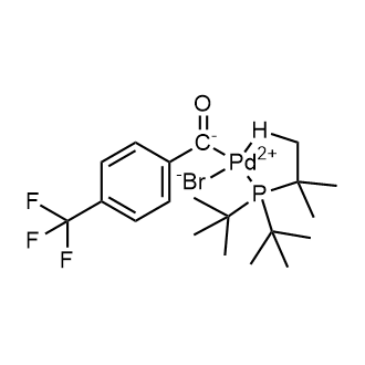 [Bis(1,1-dimethylethyl)[1-(methyl-κH)-1-methylethyl]phosphine-κP]bromo[4-(trifluoromethyl)benzoyl]palladium|CS-0639701