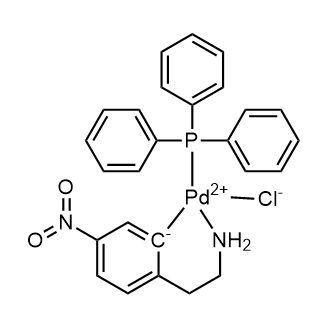 [2-[2-(Amino-κN)ethyl]-5-nitrophenyl-κC]chloro(triphenylphosphine)palladium|CS-0639702