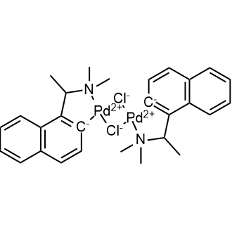 Di-μ-chlorobis[1-[(1S)-1-(dimethylamino)ethyl]-2-naphthyl-C,N]dipalladium(II)|CS-0639704