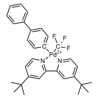 [1,1'-Biphenyl]-4-yl[4,4'-bis(1,1-dimethylethyl)-2,2'-bipyridine-κN1,κN1'](trifluoromethyl)palladium|CS-0639708