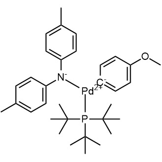 (4-Methoxyphenyl)[4-methyl-N-(4-methylphenyl)benzenaminato][tris(1,1-dimethylethyl)phosphine]palladium|CS-0639709