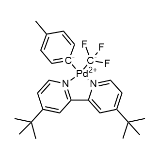 [4,4'-Bis(1,1-dimethylethyl)-2,2'-bipyridine-κN1,κN1'](4-methylphenyl)(trifluoromethyl)palladium|CS-0639710