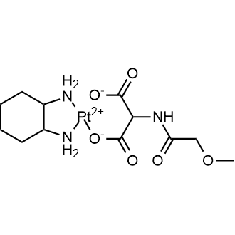 Platinum,(1,2-cyclohexanediamine-N,N')[[(methoxyacetyl)amino]propanedioato(2-)-O1,O3]-,[SP-4-2-(1R-trans)]-|CS-0639737