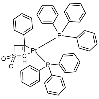 Platinum,[(3,4-η)-3-phenyl-2H-thiete1,1-dioxide]bis(triphenylphosphine)-|CS-0639748