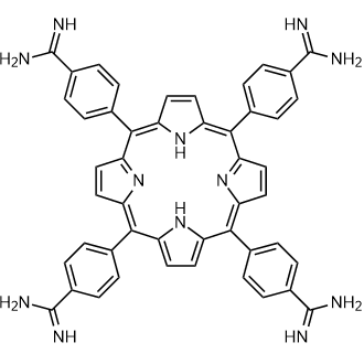 4,​4',​4'',​4'''-​(21H,​23H-​Porphine-​5,​10,​15,​20-​tetrayl)​tetrakis[benzenecarb​oximidamide]|CS-0639807