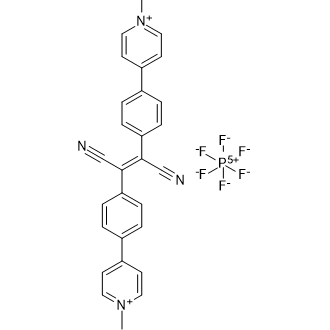 4,4'-((1,2-Dicyanoethene-1,2-diyl)bis(4,1-phenylene))bis(1-methylpyridin-1-ium),hexafluorophosphate(V)|CS-0639819