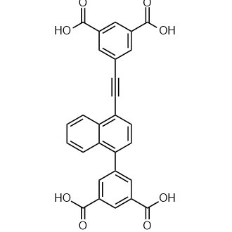 5-​[4-​[2-​(3,​5-​Dicarboxyphenyl)​ethynyl]​-​1-​naphthalenyl]​-1,​3-​Benzenedicarboxylicacid|CS-0639887