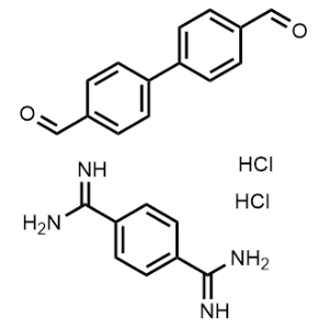 1,4-Benzenedicarboximidamide,hydrochloride(1:2),polymerwith[1,1'-biphenyl]-4,4'-dicarboxaldehyde|CS-0639947