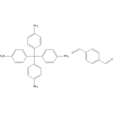 1,4-Benzenedicarboxaldehyde,polymerwith4,4',4'',4'''-methanetetrayltetrakis[benzenamine]|CS-0639948